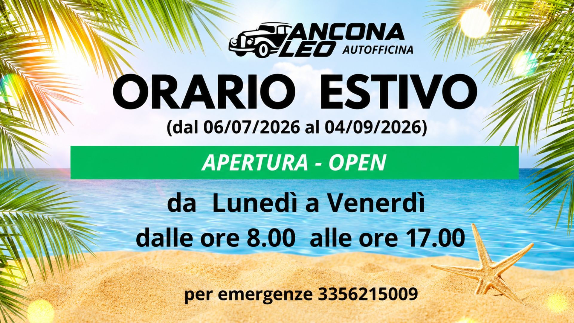 Orario Estivo